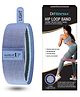 MuscleXP DrFitness Hip Loop Fabric Resistance Band For Women & Men Home & Gym Blue - 17 Inches