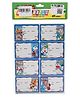 Sticker Bazaar Doraemon Book Labels - 6 Sheets