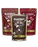 SnackAmor Combo Pack of Premium International Kalmi Dates 250g Roasted Salted Almond 170g Trail Mix 175g