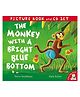The Monkey With Bright Blue Bottom Picture Book & CD Set - English