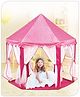 Babyhug Royal Castle Tent Playhouse for Kids - Jumbo Indoor & Outdoor Pink Castle Play Tent | Ideal for Boys & Girls | Birthday Gift | BIS Certified