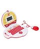 Skykidz Play Smart Quizzy Learning Laptop - Red White