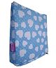 Get It 100% Cotton Multi Use  Wedge Pregnancy Star Print Pillow  Removable Cover wIth Zip - Cryan Blue Heart