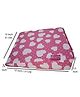 Get It 100% Cotton Multi Use  Wedge Pregnancy Heart Print Pillow  Removable Cover wIth Zip - Pink Heart