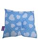 Get It Organic Cotton Head Shaping Pillow for Infants and Toddlers Heart Print - Blue Heart