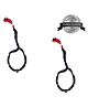 Dhruvs Collection 92.5 Pure Silver Nazariya Bracelet - Black Silver