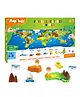 Imagimake Mapology Physical Map World Multicolour - 125 Pieces+