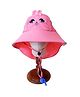 Tipy Tipy Tap Animal Sun Hat With Tail - Pink-  Diameter 48 - Cms