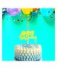 Johra Birthday Cake Topper - Yellow