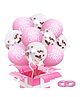 JOHRA Baby Shower Decoration items / Baby Shower Props / Balloon for Decoration / Its A Girl Pink Balloon / Baby Shower Party Decoration / Pink Balloons / Confetti Balloons - Pack of 30