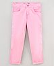 Vitamins Denim Capri Solid- Pink