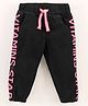 Vitamins Full Length Sequined Trouser - Black