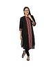 Nursing Kurta - Black & Red