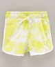 UCB Cotton Shorts Tie Dye Print - Lime Yellow