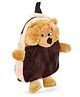 Tickles Plush Bag Chimpanzee Design Light Brown Peach - Height 14 Inches