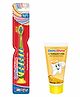 DentoShine Oral Care Combo Toothbrush And Mango Flavored Toothpaste - 80 gm