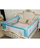 Safe-O-Kid 5 Feet Designer Washable Bed Rail Guard - Blue