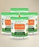 Tulips Biodegradable Cotton Buds Swabs Pack of 4 - 100 Pieces Each