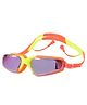 Spanker Dual Shaded Aqua Wide View Swim Goggles with Ear Plugs - Orange