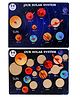 ENJUNIOR BOX -  Wooden Solar System Puzzle with Knobs Educational and Learning Toy for Kids