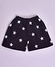 Kiwi  Star Print Shorts - Black