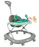 Dash Butterfly Baby Foldable Walker with Rattles Music Parent Handle Rod & Adjustable Height Activity Walker- Green