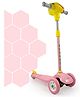 Dash Speedy Scooter With LED Lights Music & Adjustable Height Pink