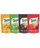 Teos Nutri Pops Makhana Snack Variety Pack - Cheesy Pizza -  Cream Onion -  Piri Piri -  Tomato Twist - Healthy Foxnut Pops for Kids - 65g (4-Pack)