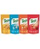 Teos Nutri Pops Makhana Variety Pack - Cheesy Pizza -  Salt & Pepper -  Tangy Pickle -  Tomato Twist - Healthy Snack 2-10yrs (4x65g)