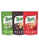 Teos Nutri Pops Roasted Makhana Cream & Onion Piri Piri & Tomato Twist Pack of 3 - 195 g
