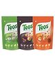 Teos Nutri Pops Roasted Makhana Cream & Onion Piri Piri & Tangy Pickle Pack of 3 - 195 g