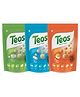Teos Nutri Pops Roasted Makhana Cream & Onion Salt & Pepper & Tangy Pickle Pack Of 3 - 195 g