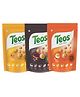 Teos Nutri Pops Roasted Makhana Cheesy Pizza Piri Piri & Tangy Pickle Pack of 3 - 195 g