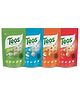 Teos Nutri Pops Roasted Makhana Cream & Onion Salt & Pepper Tangy Pickle & Tomato Twist (4 x 65 g)