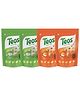 Teos Nutri Pops Roasted Makhana Snacks Cream And Onion And Tangy Pickle Pack Of 4 - 65 g Each