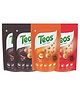Teos Nutri Pops Roasted Makhana Snacks Piri Piri Tangy Pickle & Tomato Twist 4 x 65 g