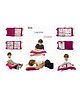 Keshav Creation Kids Educational & Learning Cushion Book Toys - Pink
