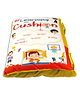 Keshav Creation kids Alphabet Learning Book Cushion - Gold