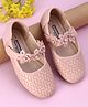 Cute Walk by Babyhug Sandals Flower Applique- Pink