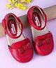 Cute Walk by Babyhug Ballerinas Bow Applique - Red