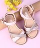 Cute Walk by Babyhug Sandals with Studded Lace - Pink