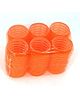 Hair Rollers Pack of 6 - Orange