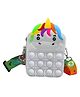 FunBlast Unicorn Pop It Sling Bag - White