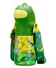 FunBlast Water Bottle with Straw Green  560 ML