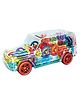 FunBlast 3D Transparent Car Toy - Multicolor