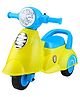 Toyzoy Manual Push Scooter Ride On with Music & Light - Blue Yellow