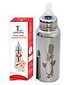 Leroyal Stainless Steel Baby Feeding Bottle Silver - 250  ml