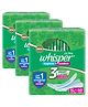Whisper Ultra Clean Sanitary Pads For Women XL+ Pack of 3 - 150 Pads