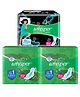 Whisper Ultra Clean XL Plus and Bindazzz Nights XL Plus Pads Pack of 3 - 144 Pieces