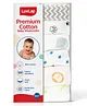 LuvLap Muslin Cotton Premium Baby Washcloth, Washable, Absorbent, Soft Face Towels, Stars & Balloons Print, Pack of 6 (Multicolour)
